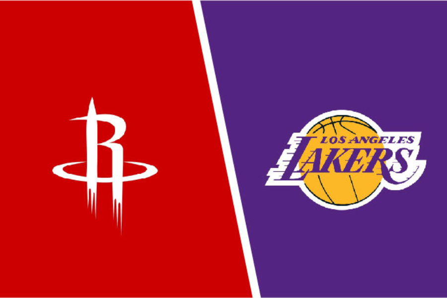 houston rockets vs lakers match player stats